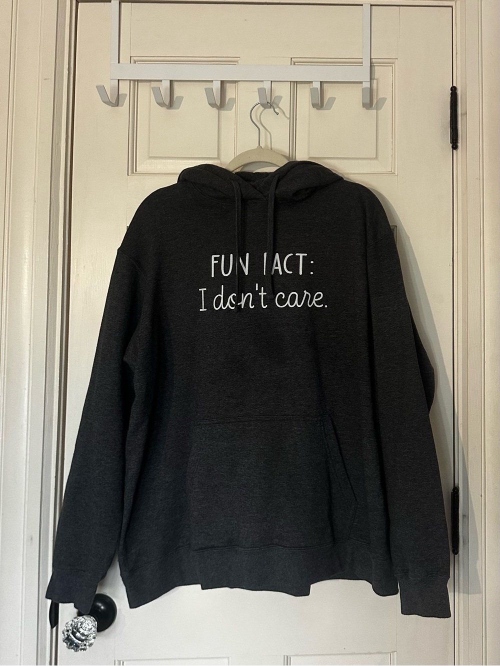 Heather Gray Hoodie- Size XL